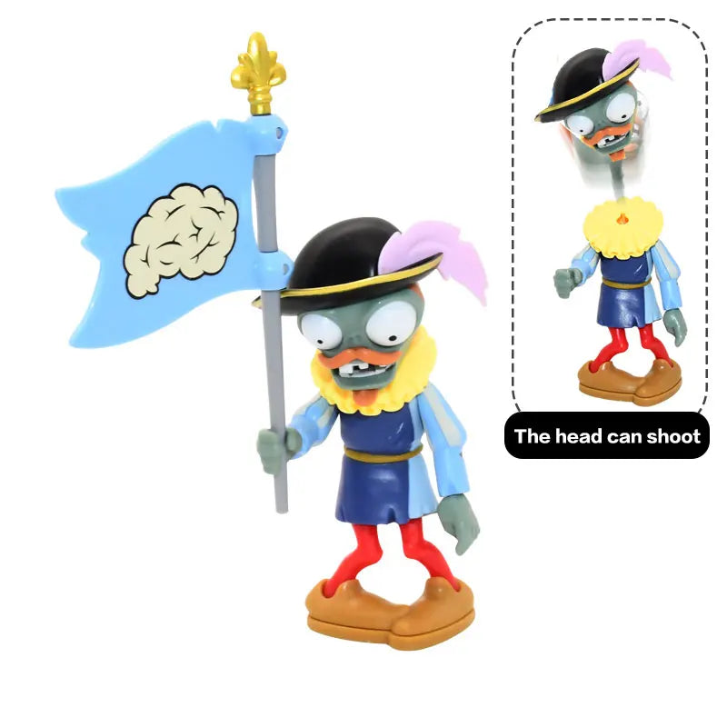 New Plants vs Zombies 2 Pea Snow Fire Shooter Gatling PVC Action Figure - Image 8