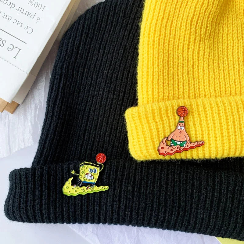 SpongeBob & Patrick Anime Alloy Brooches - Image 3