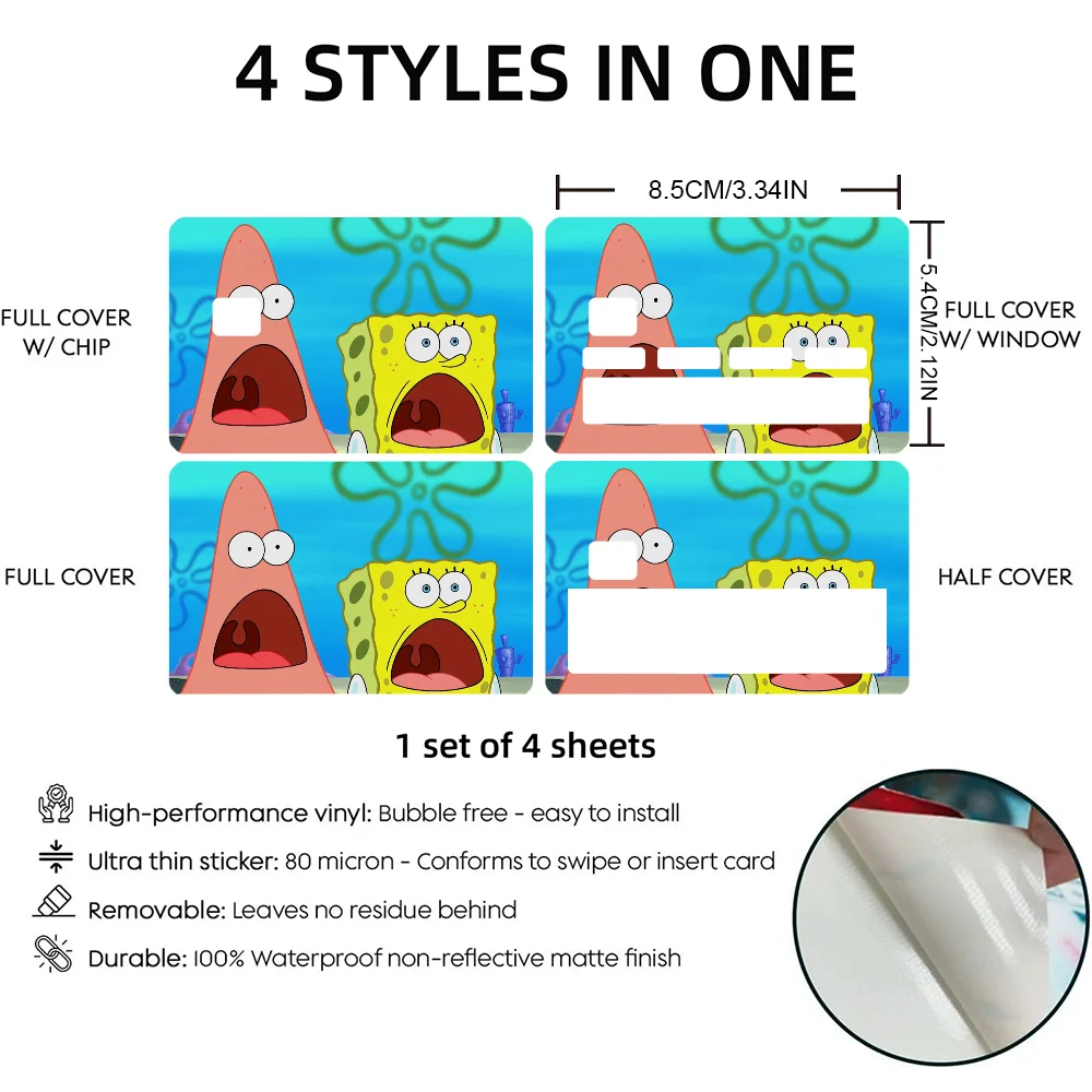 Anime Spongebob Kawaii Stickers - Image 4