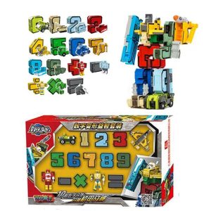 With Box Assemble Number Robots