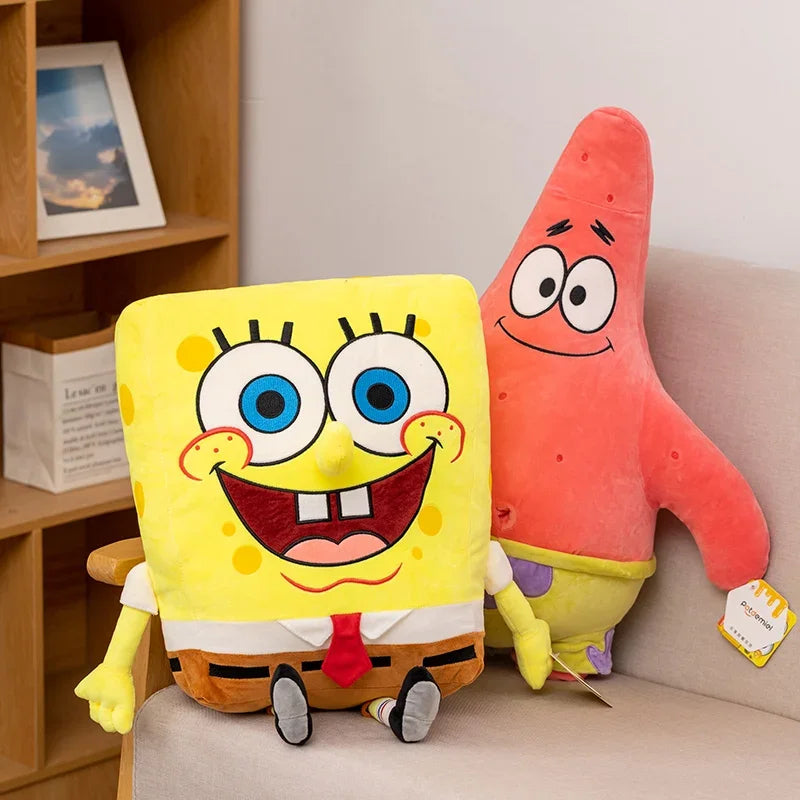 Anime SpongeBob SquarePants Plush Keychain Set - Image 3