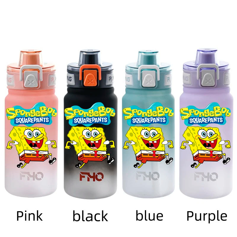 750ml SpongeBob Patrick Star Fitness Sports Water Bottle - Image 3