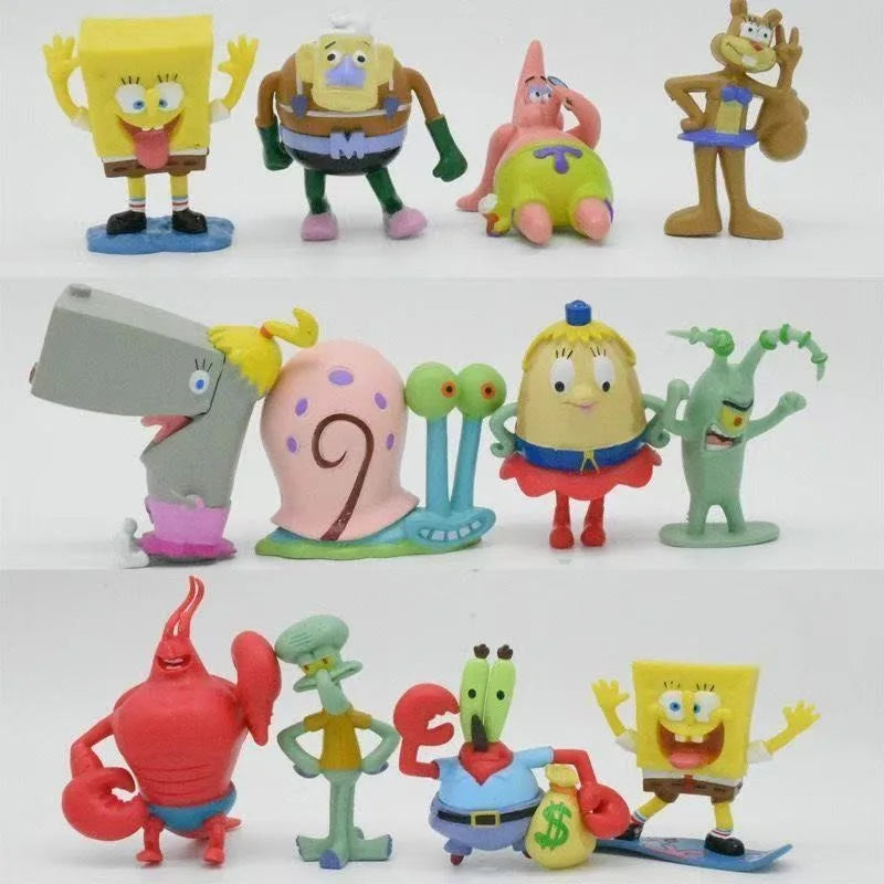 12PCS/set Anime SpongeBob - Image 2