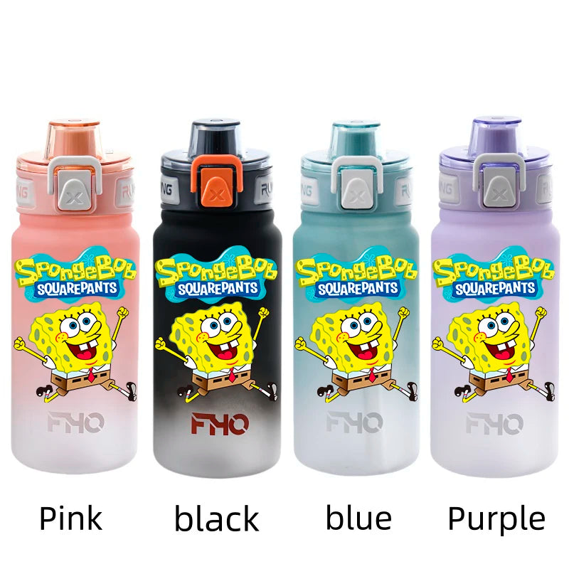 750ml SpongeBob Patrick Star Fitness Sports Water Bottle - Image 16