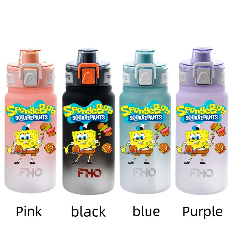 750ml SpongeBob Patrick Star Fitness Sports Water Bottle - Image 17