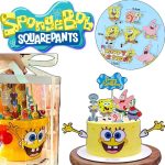 SpongeBob & Patrick Star Cake Topper Ornaments