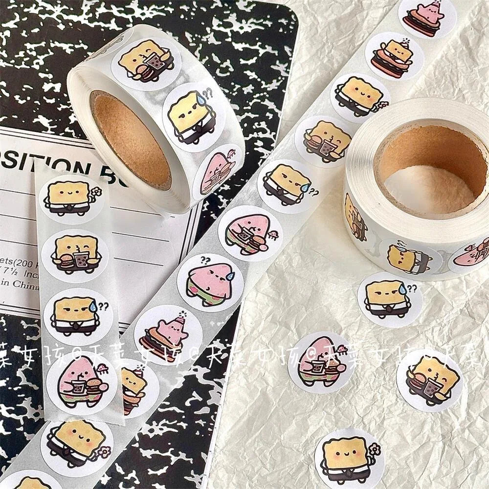 500PCS Kawaii SpongeBob SquarePants - Image 3