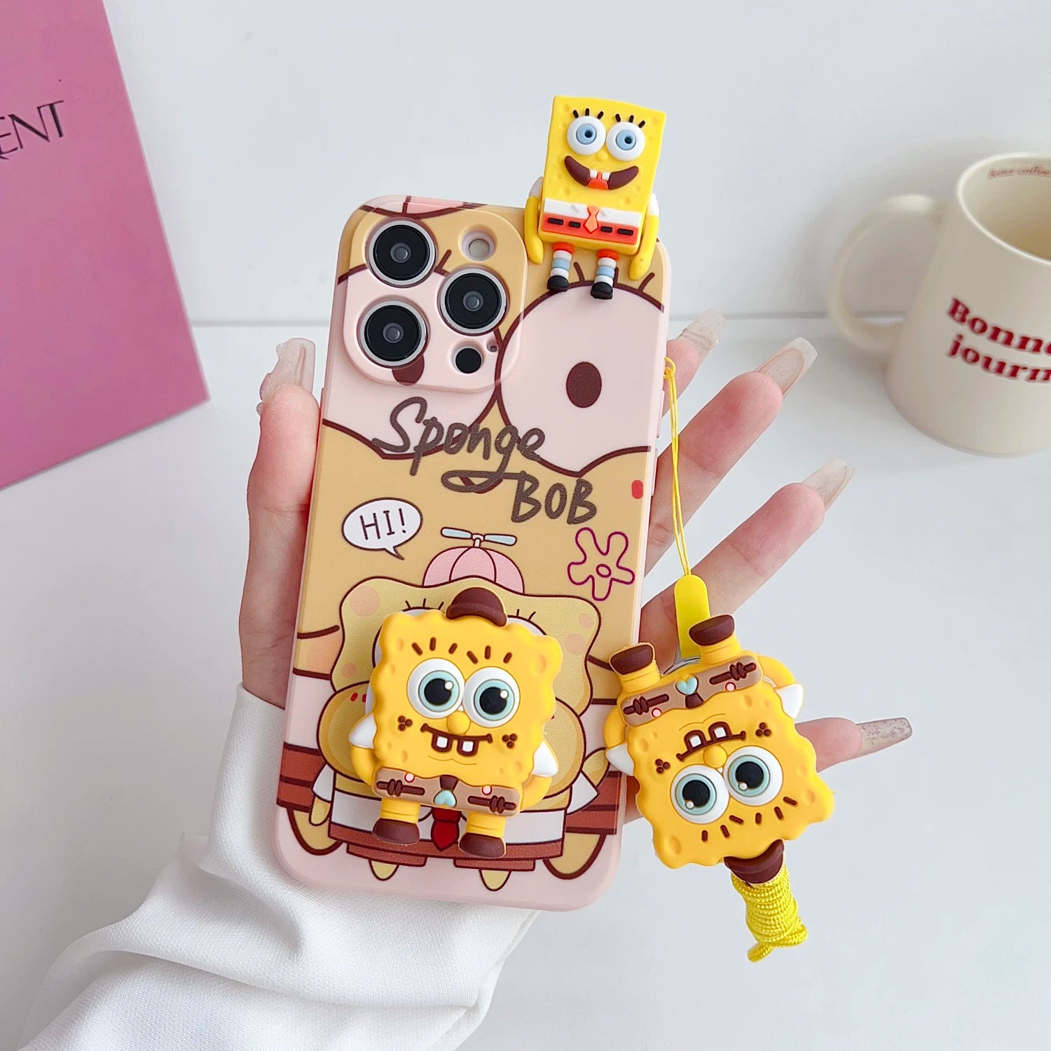 SpongeBob Patrick Star Phone Case with Neck Strap - Image 10