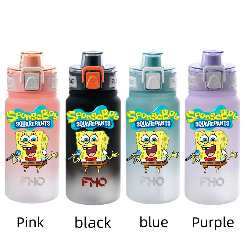 750ml SpongeBob Patrick Star Fitness Sports Water Bottle - Image 14