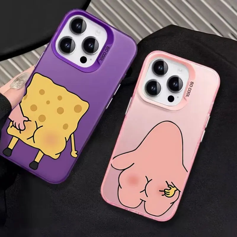 Funny Cute SpongeBob & Patrick Star Case - Image 3