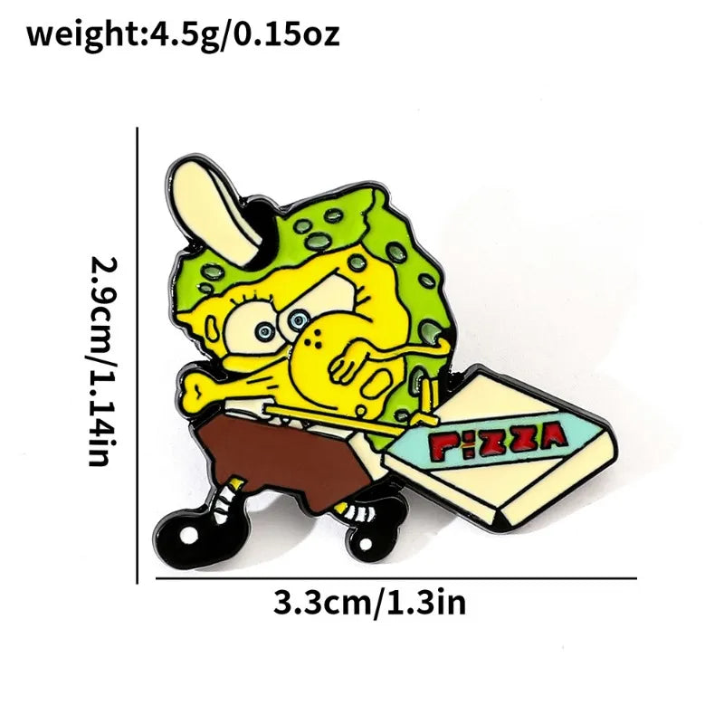 Squidward & Patrick Star Brooches - Image 6