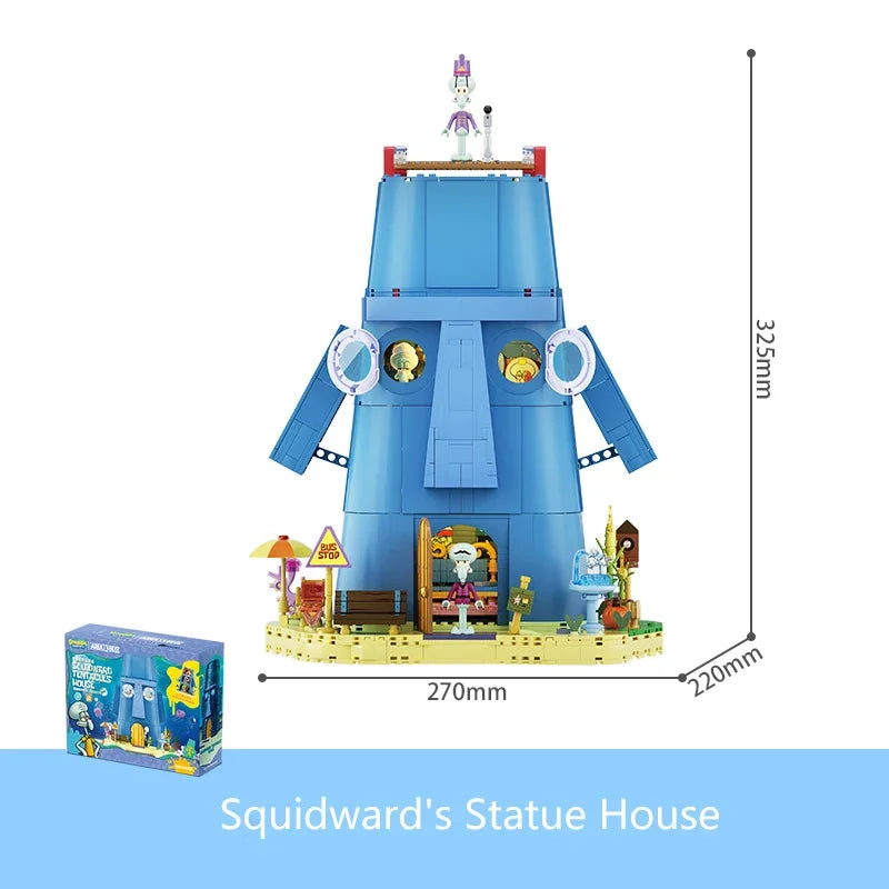 1655PCS SpongeBob SquarePants Squidward - Image 7