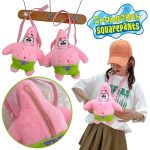 SpongeBob Patrick Cartoon Plush Shoulder Bag