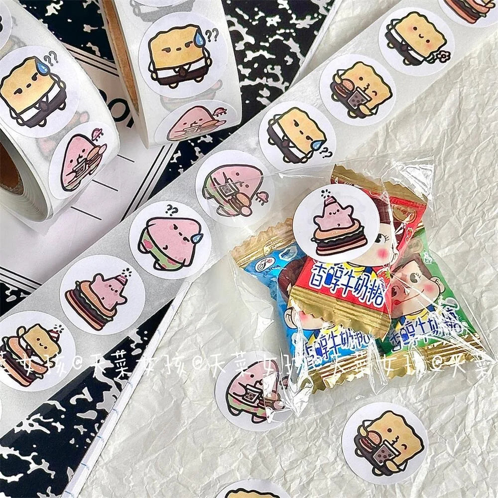 500PCS Kawaii SpongeBob SquarePants - Image 5