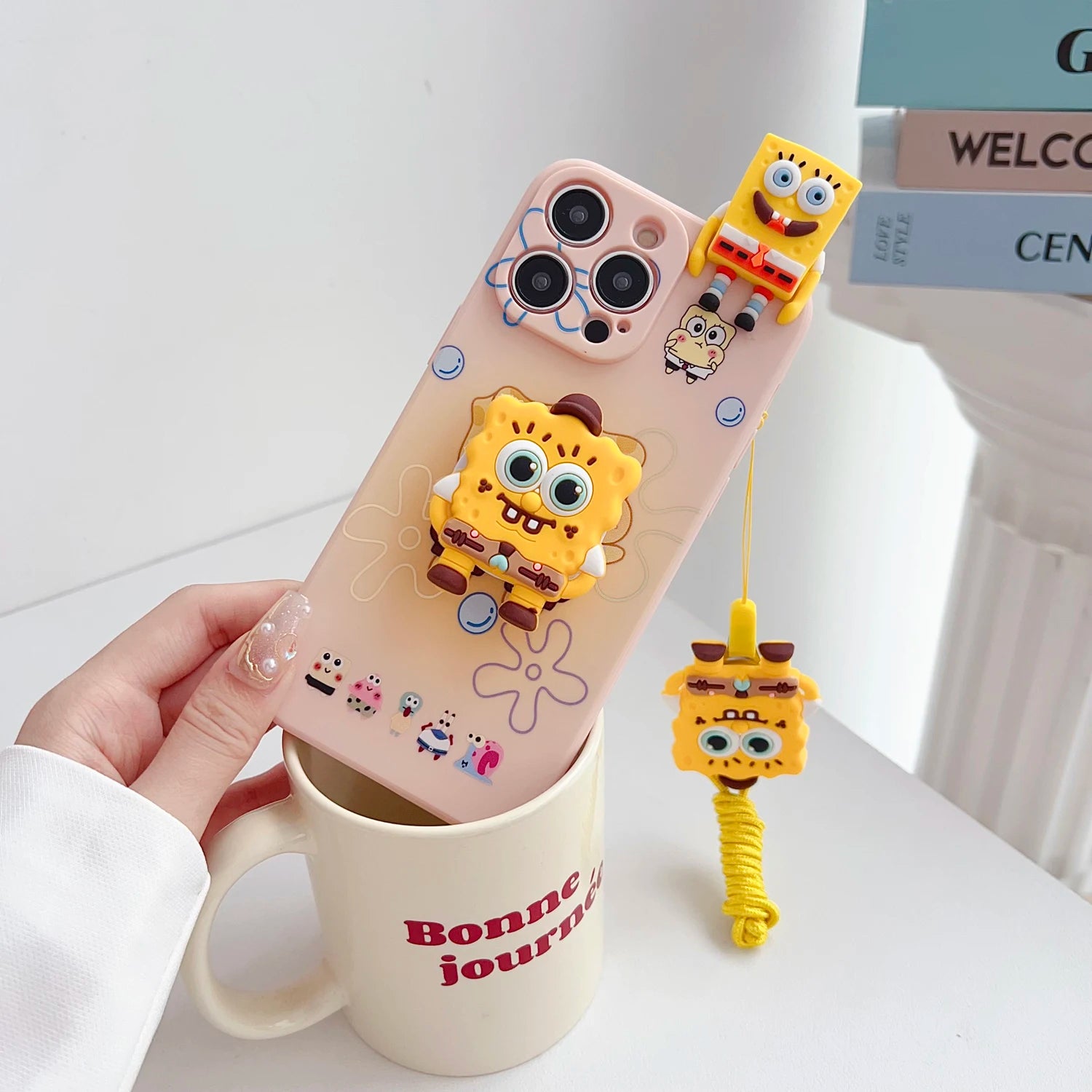 SpongeBob Patrick Star Phone Case with Neck Strap - Image 8